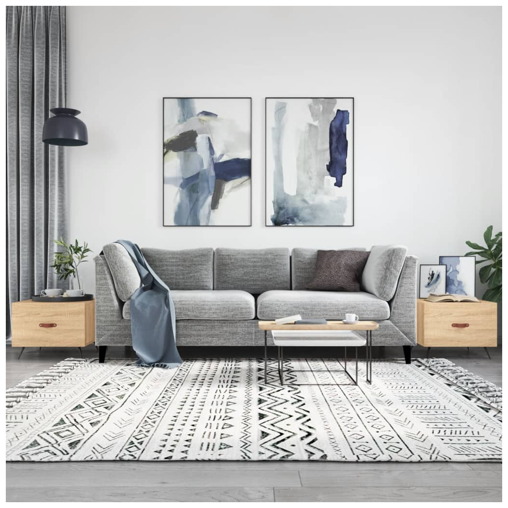 Coffee Tables 2 pcs Sonoma Oak 50x50x40 cm Engineered Wood