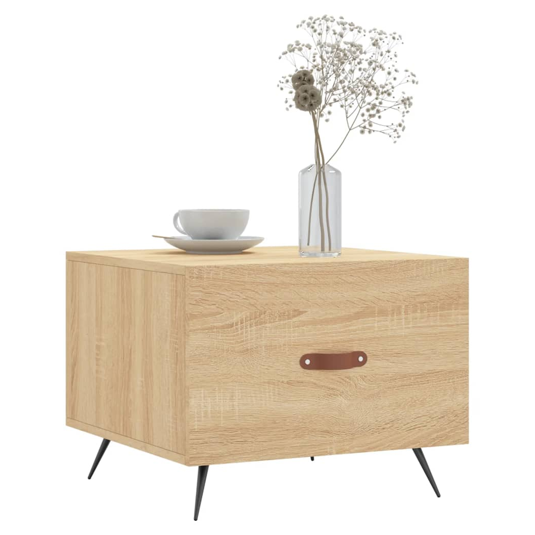 Coffee Tables 2 pcs Sonoma Oak 50x50x40 cm Engineered Wood