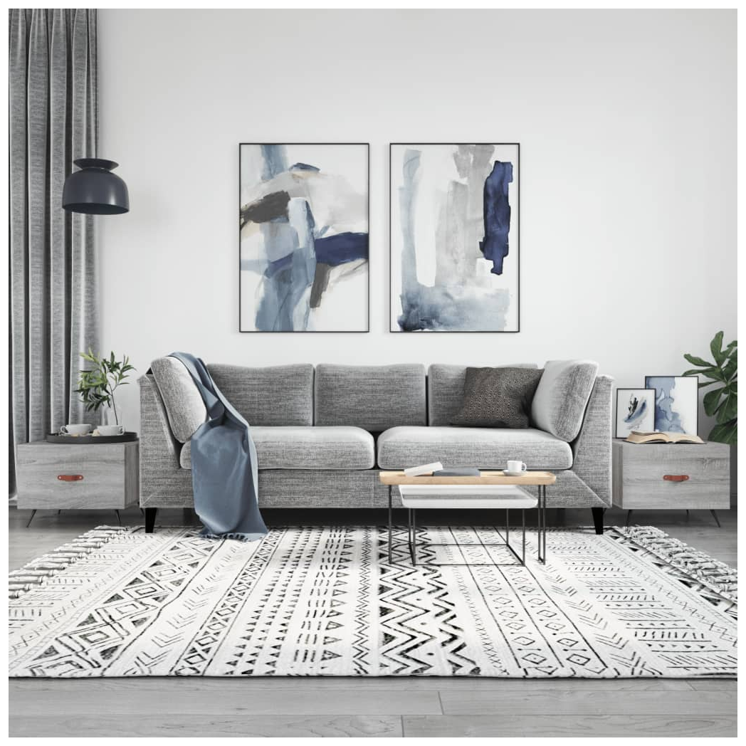 Coffee Tables 2 pcs Grey Sonoma 50x50x40 cm Engineered Wood