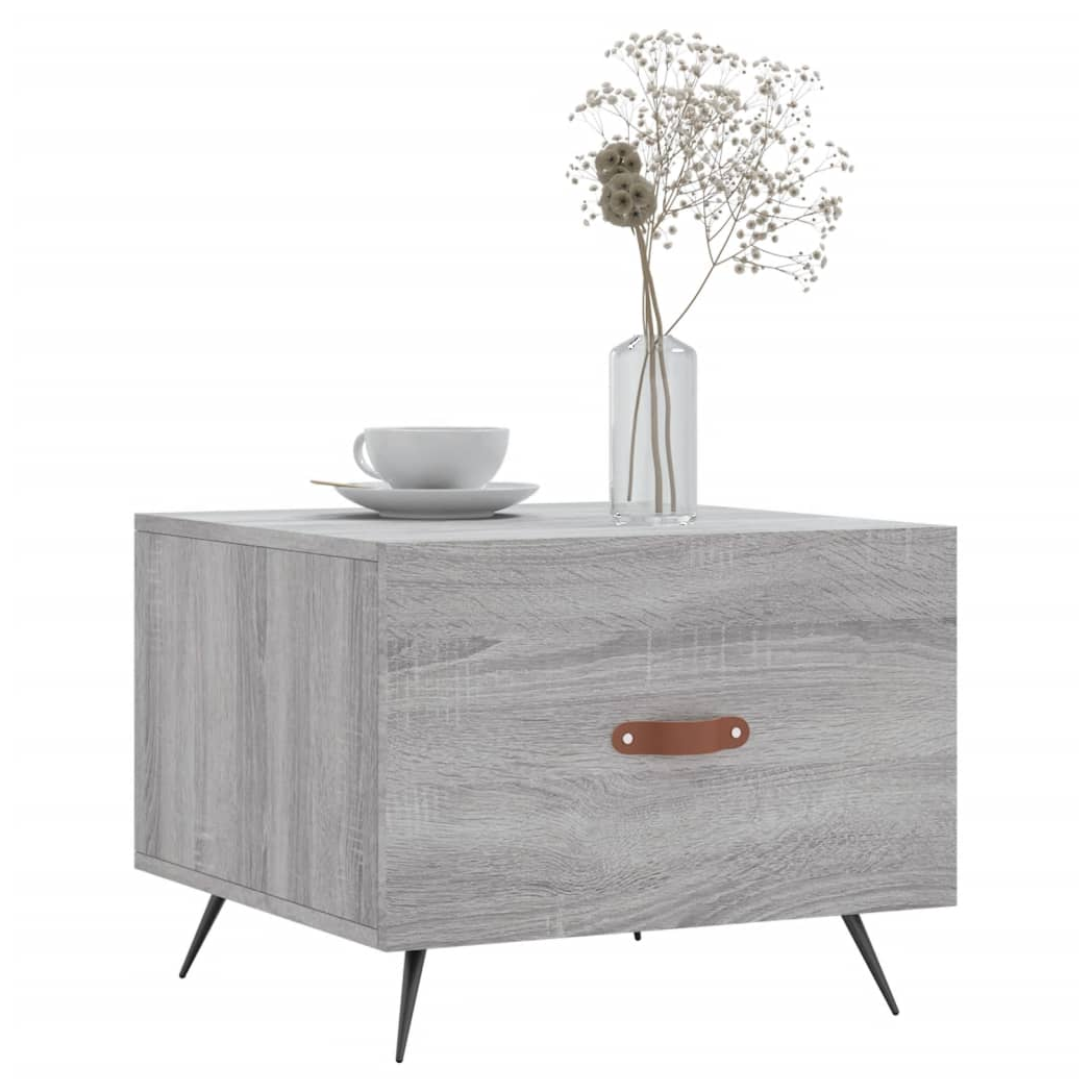 Coffee Tables 2 pcs Grey Sonoma 50x50x40 cm Engineered Wood