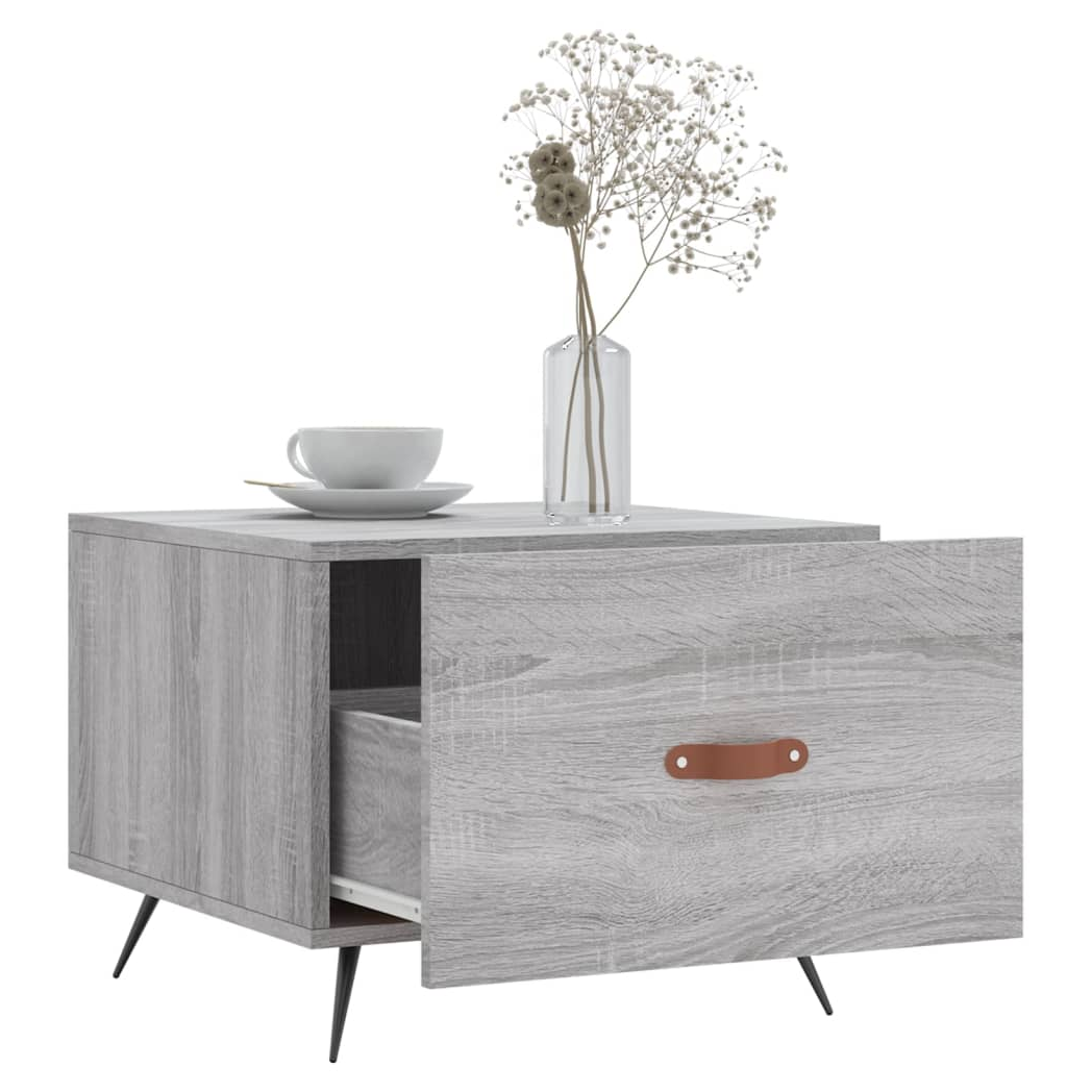 Coffee Tables 2 pcs Grey Sonoma 50x50x40 cm Engineered Wood