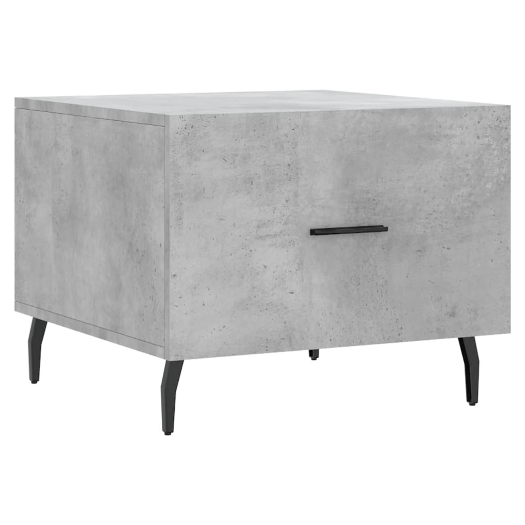 Coffee Tables 2 pcs Concrete Grey 50x50x40 cm Engineered Wood