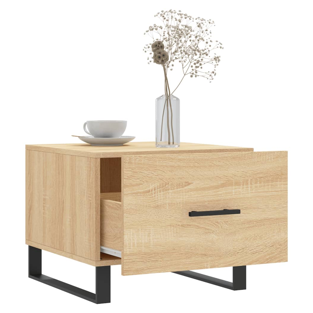Coffee Tables 2 pcs Sonoma Oak 50x50x40 cm Engineered Wood