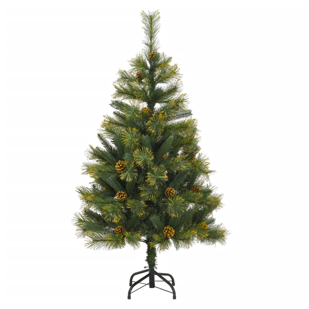 Artificial Hinged Christmas Tree with Cones 150 cm