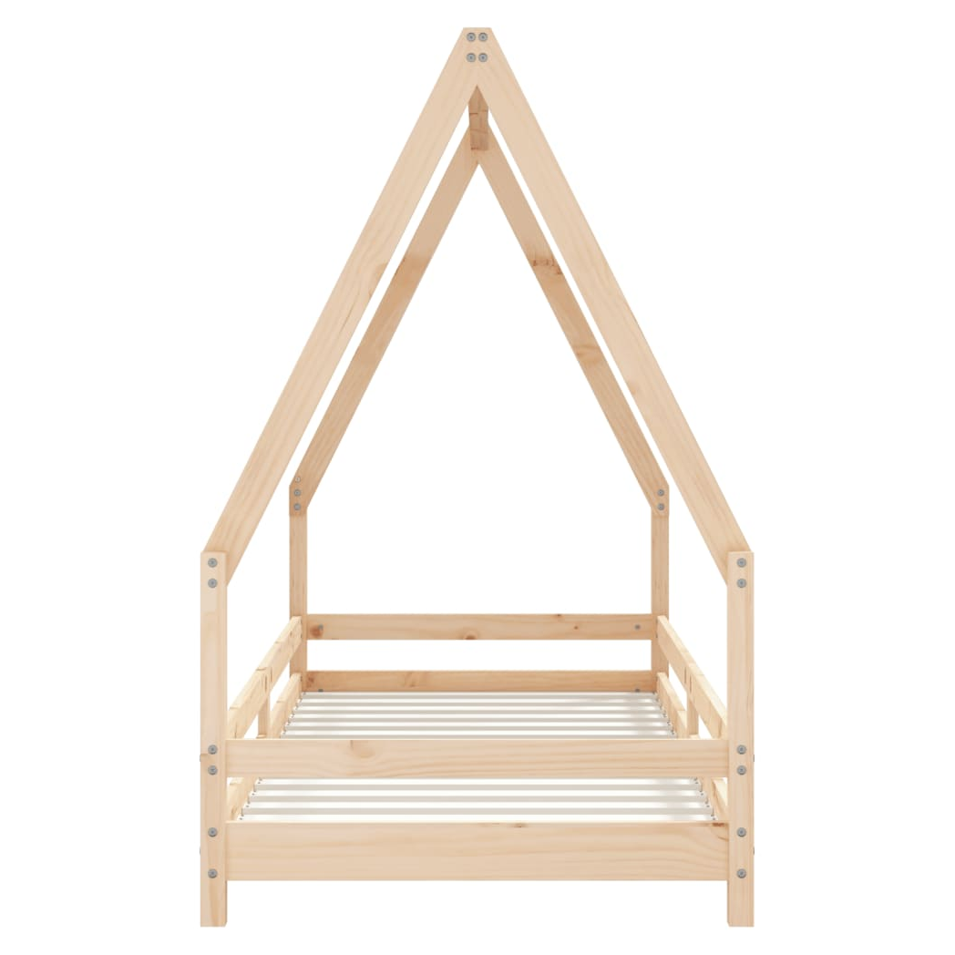 Kids Bed Frame 80x200 cm Solid Wood Pine