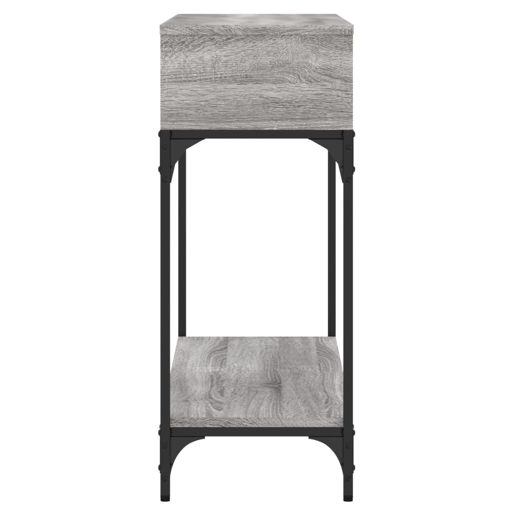 Console Table Grey Sonoma 100x30.5x75 cm Engineered Wood