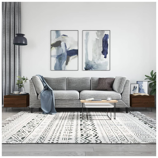 Coffee Tables 2 pcs Brown Oak 50x46x35 cm Engineered Wood