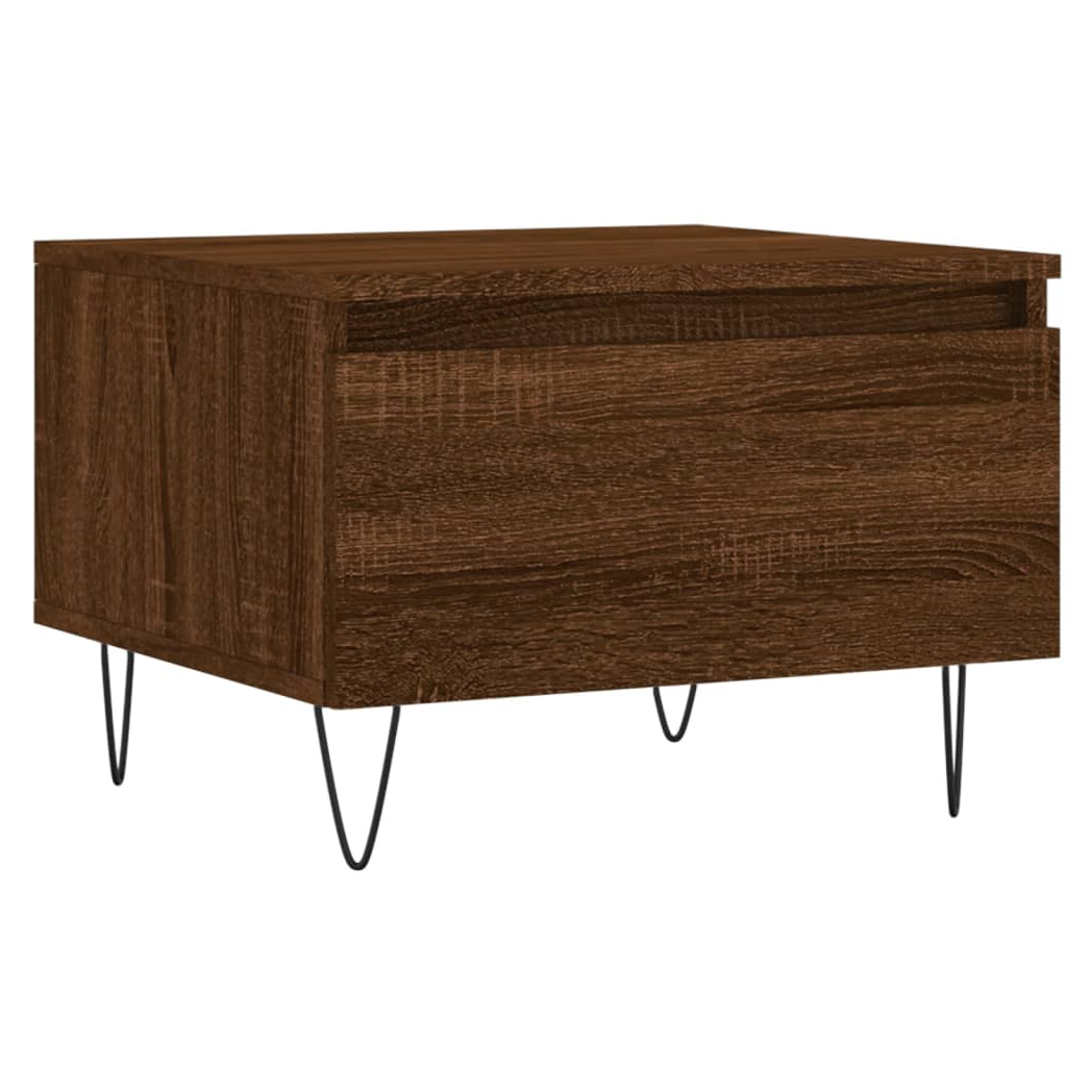 Coffee Tables 2 pcs Brown Oak 50x46x35 cm Engineered Wood