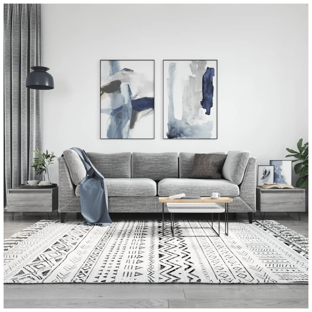 Coffee Tables 2 pcs Grey Sonoma 50x46x35 cm Engineered Wood