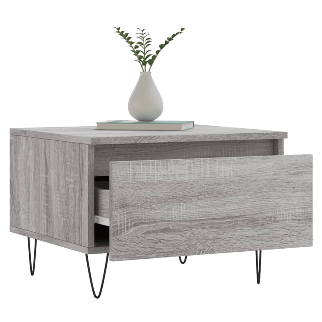 Coffee Tables 2 pcs Grey Sonoma 50x46x35 cm Engineered Wood