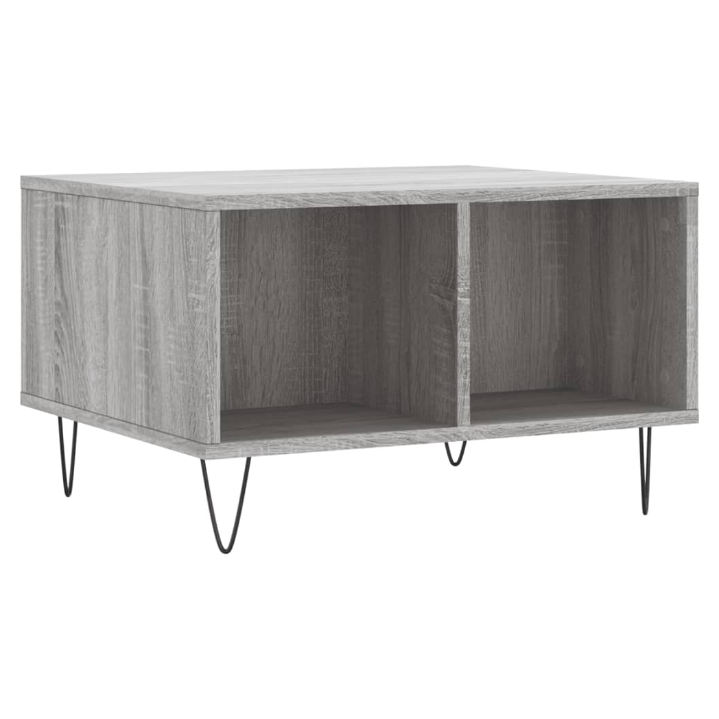 Coffee Table Grey Sonoma 60x50x36.5 cm Engineered Wood