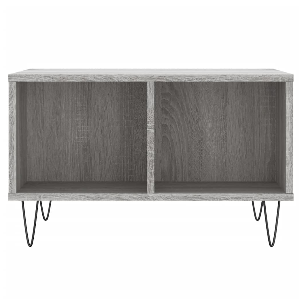 Coffee Table Grey Sonoma 60x50x36.5 cm Engineered Wood