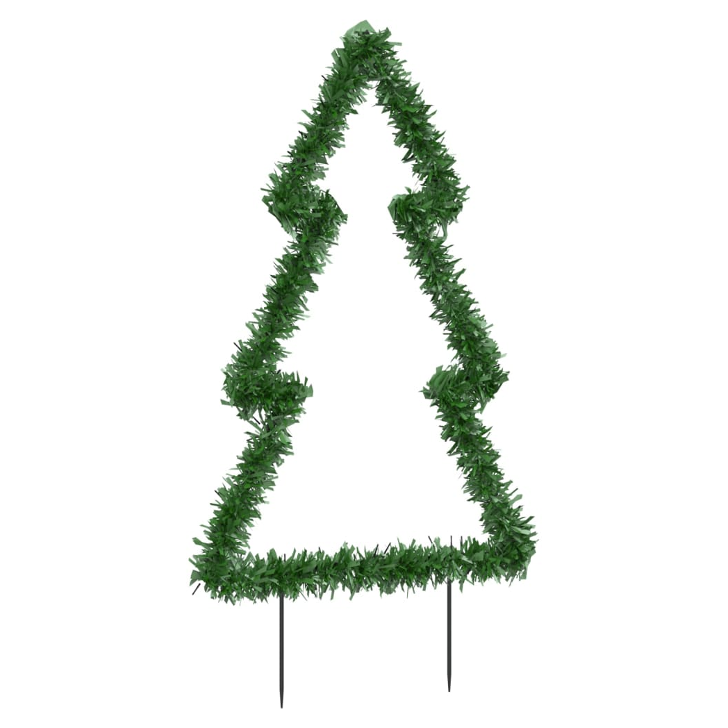 Christmas Light Decoration with Ground Spikes Tree 115 LEDs 90 cm