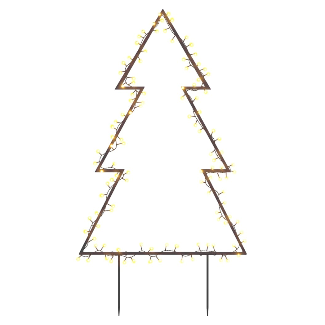 Christmas Light Decoration with Spikes Tree 115 LEDs 90 cm