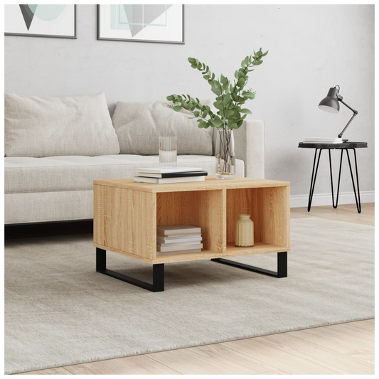 Coffee Table Sonoma Oak 60x50x36.5 cm Engineered Wood