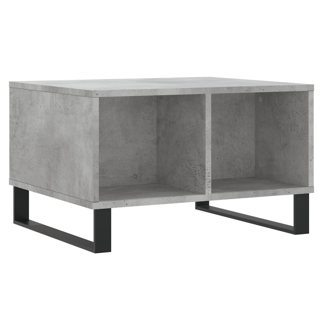 Coffee Table Concrete Grey 60x50x36.5 cm Engineered Wood