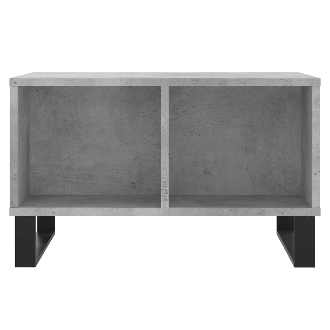 Coffee Table Concrete Grey 60x50x36.5 cm Engineered Wood