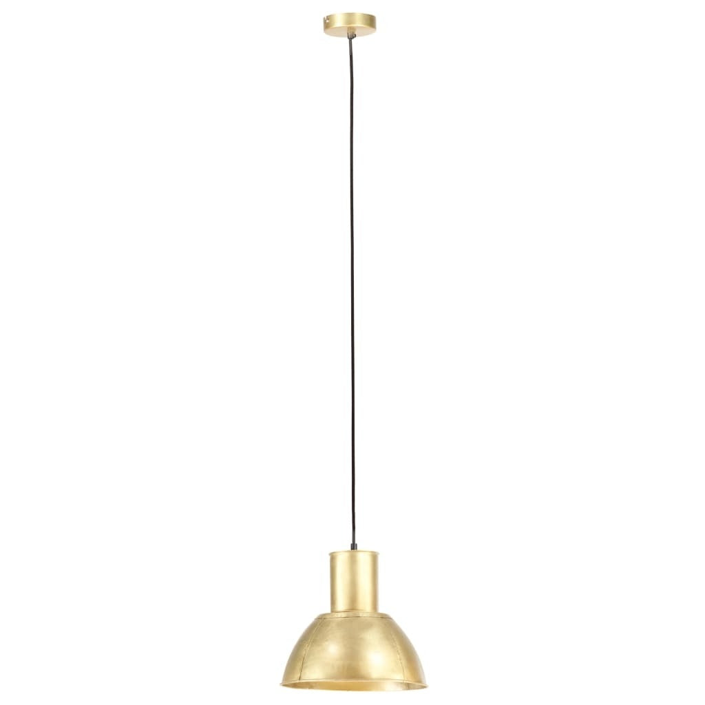 Hanging Lamp 25 W Brass Round 28.5 cm E27