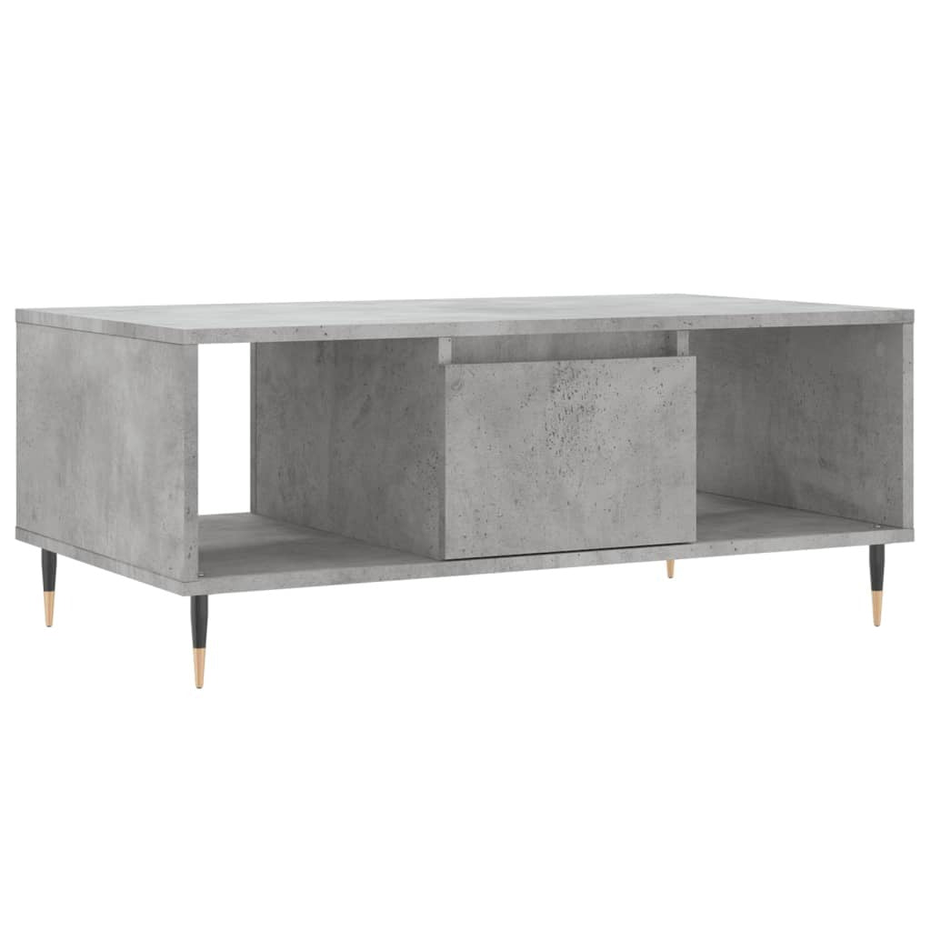 Coffee Table Concrete Grey 90x50x36.5 cm Engineered Wood