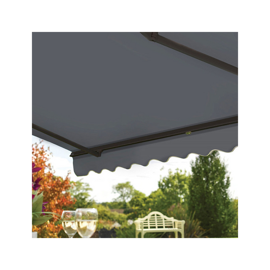 3.5m Grosvenor (Charcoal) Awning