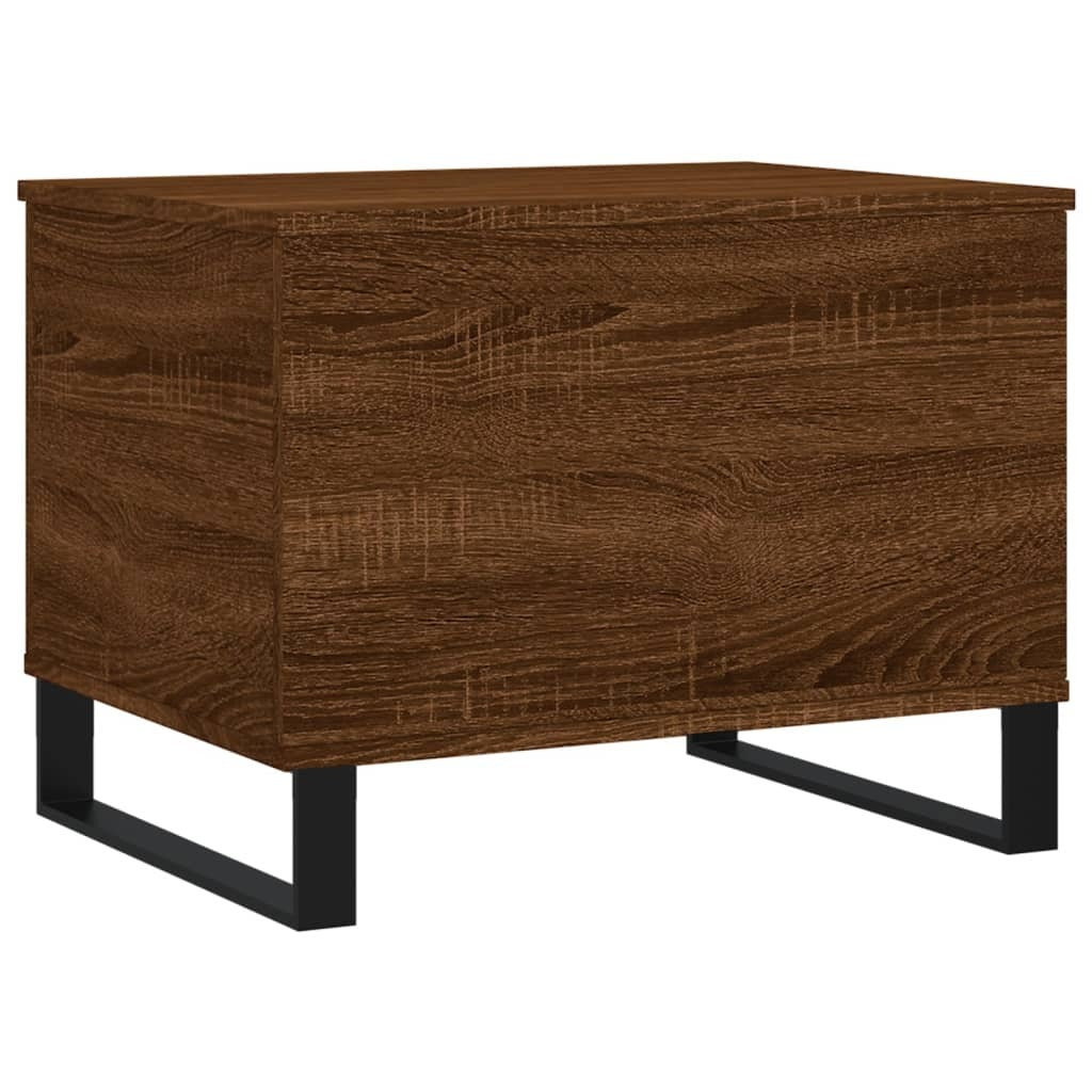 Coffee Table Brown Oak 60x44.5x45 cm Engineered Wood