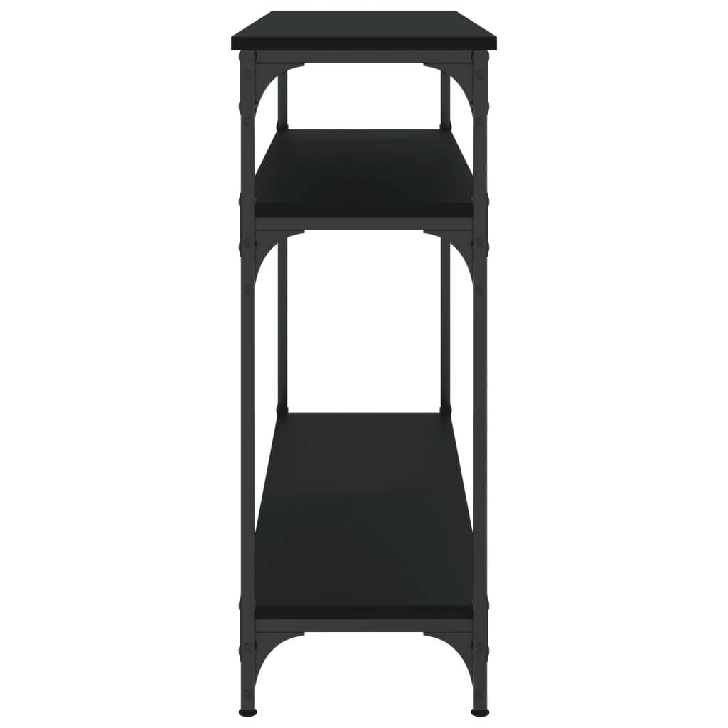 Console Table Black 100x29x75 cm Engineered Wood