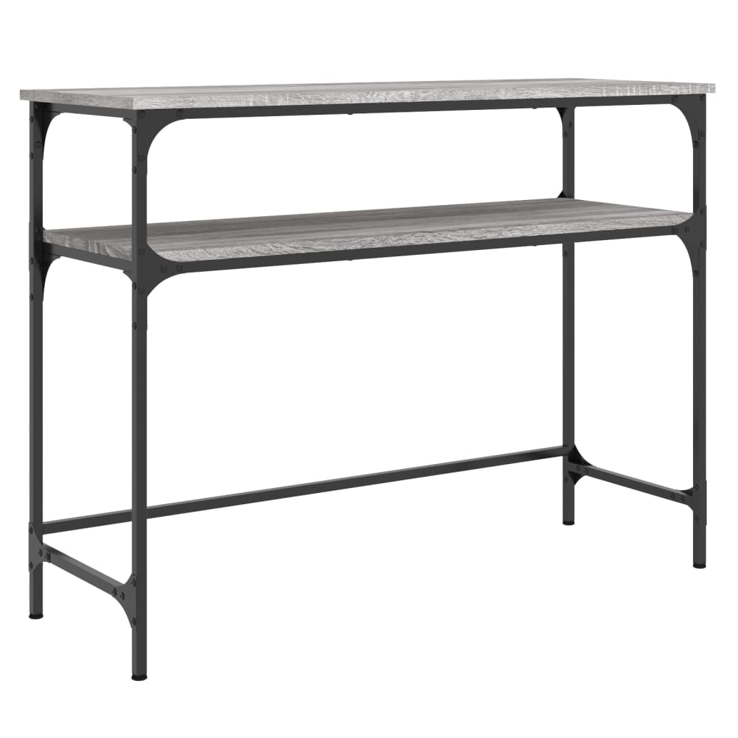 Console Table Grey Sonoma 100x35.5x75 cm Engineered Wood