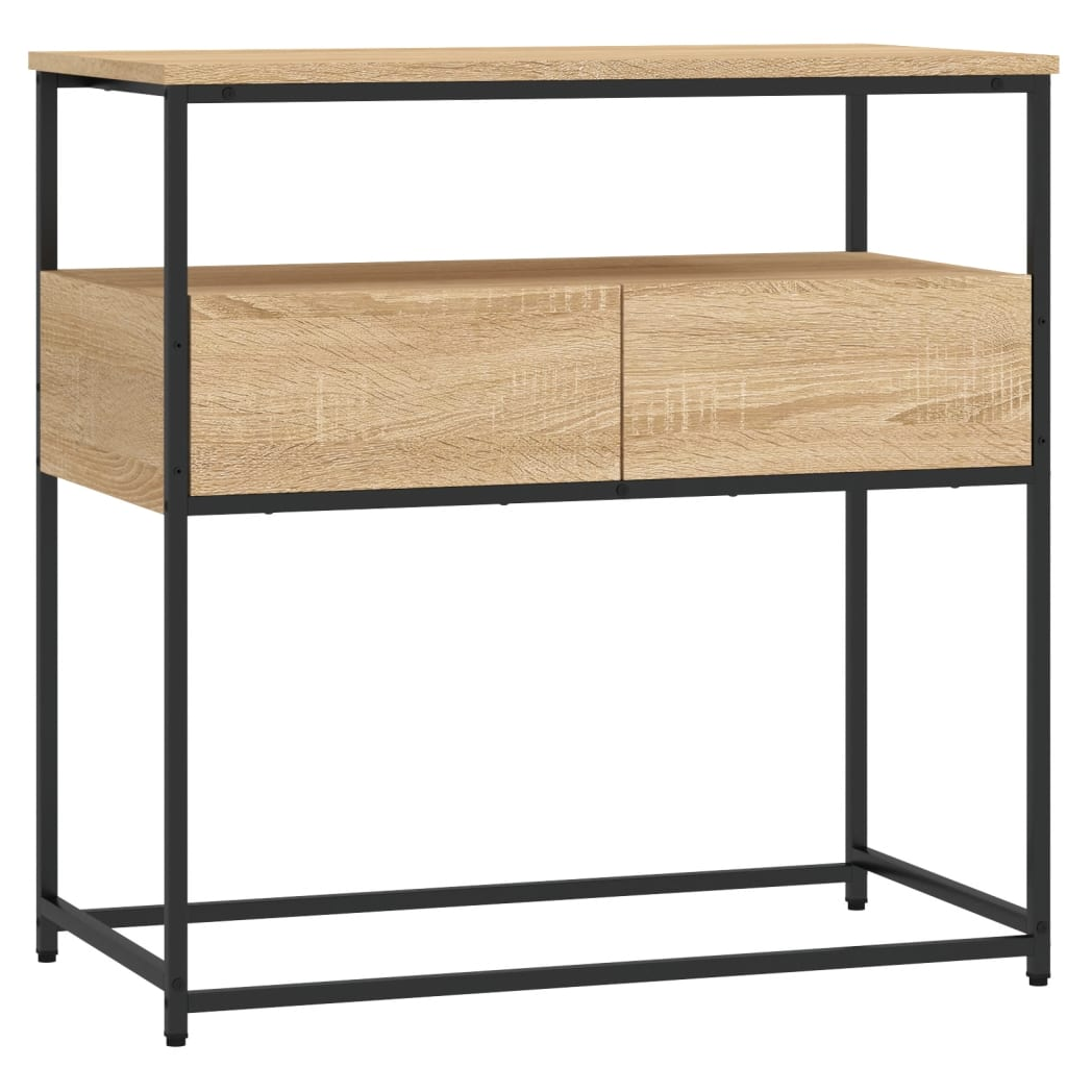 Console Table Sonoma Oak 75x40x75 cm Engineered Wood
