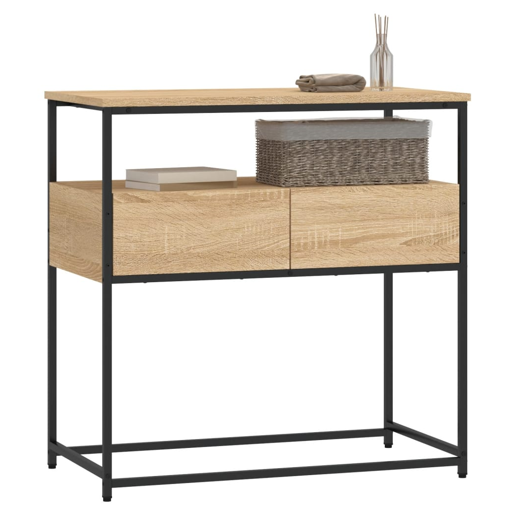 Console Table Sonoma Oak 75x40x75 cm Engineered Wood