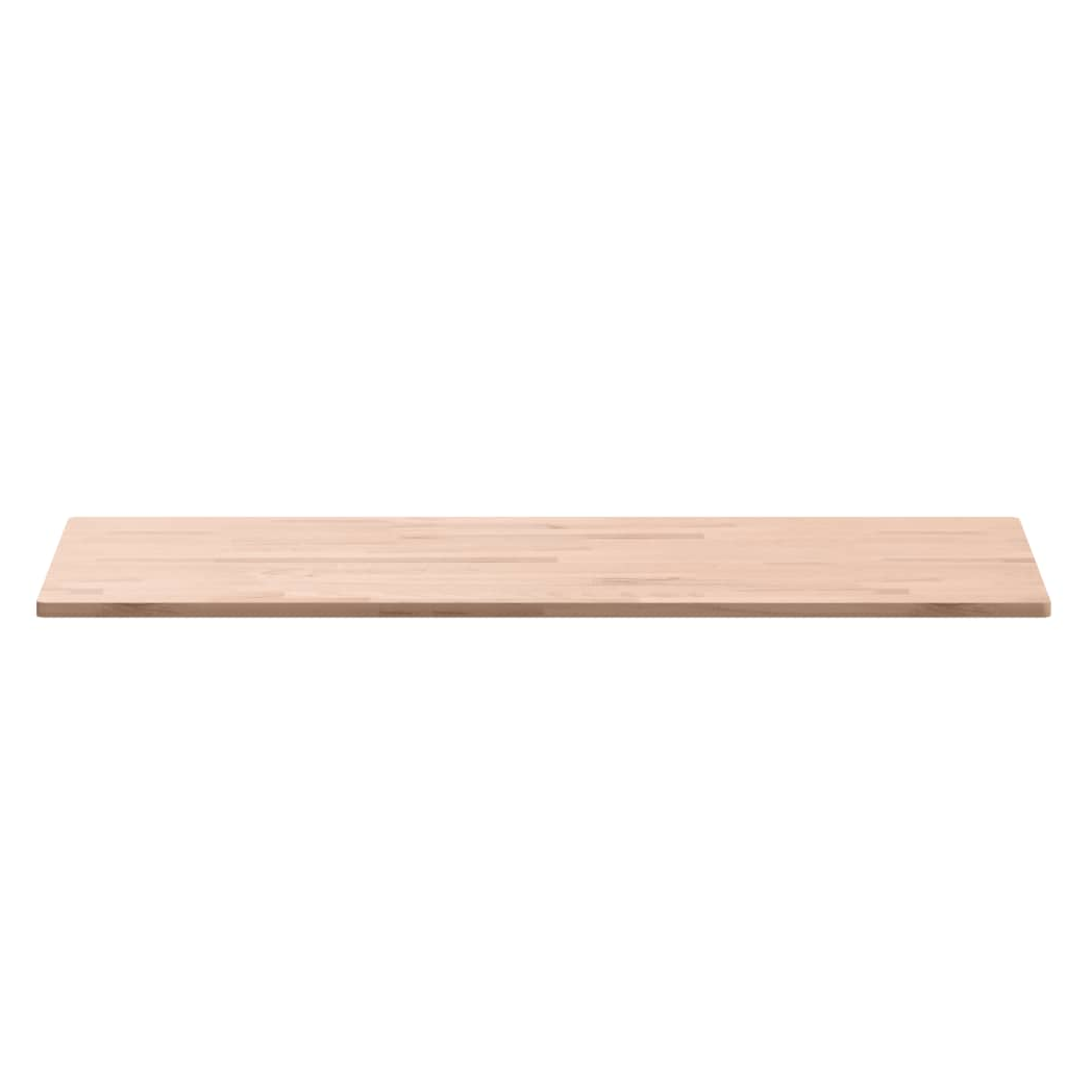 Table Top 100x50x1.5 cm Rectangular Solid Wood Beech