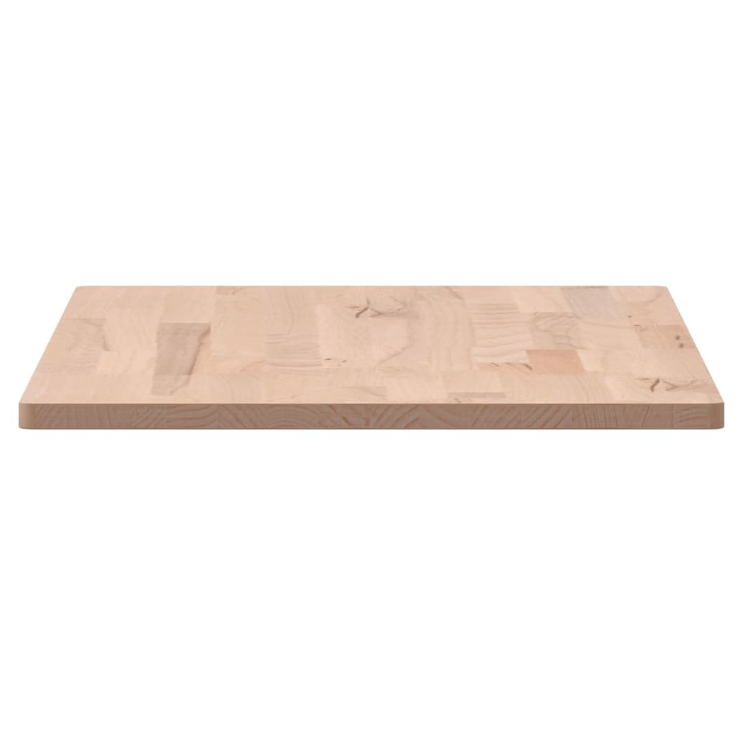 Table Top 100x50x1.5 cm Rectangular Solid Wood Beech