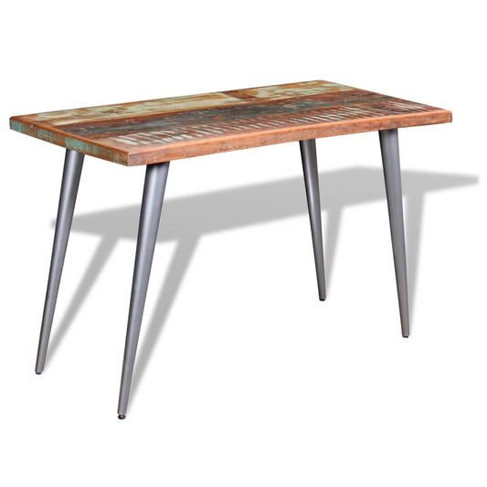 Dining Table Solid Reclaimed Wood 120x60x76 cm