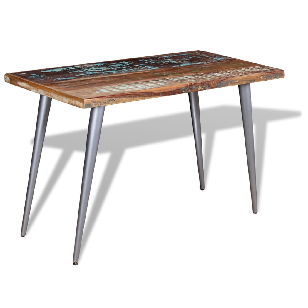 Dining Table Solid Reclaimed Wood 120x60x76 cm