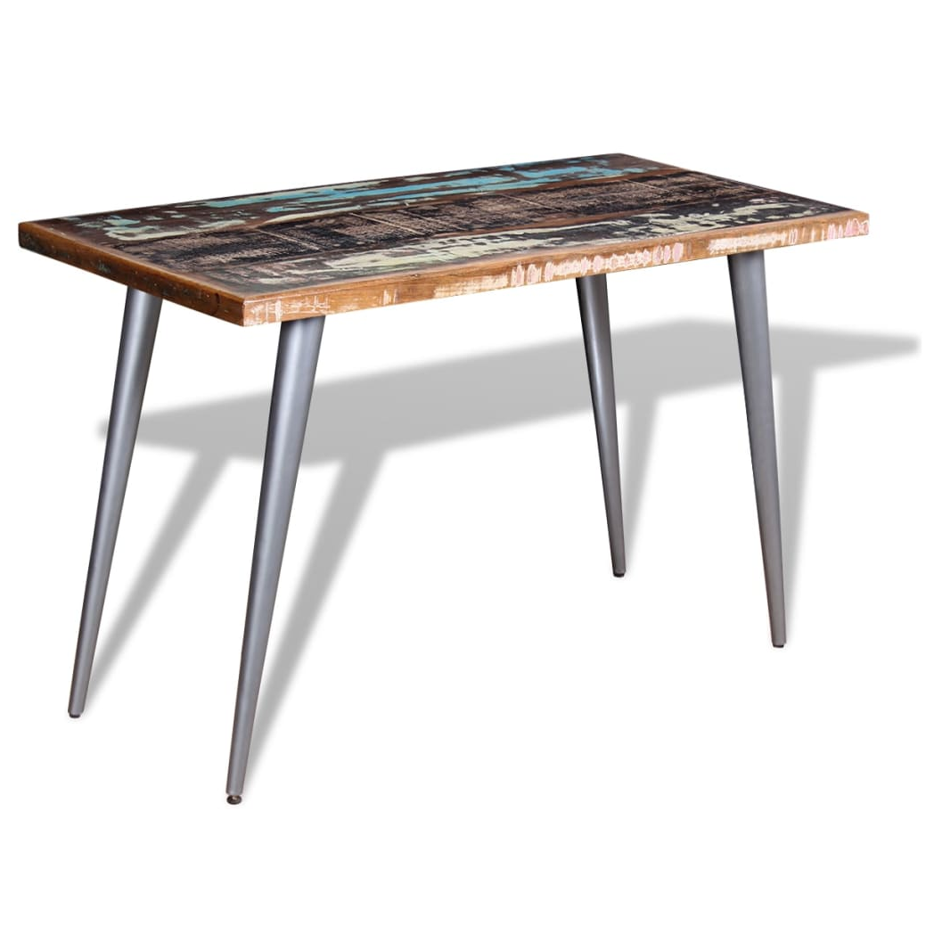 Dining Table Solid Reclaimed Wood 120x60x76 cm