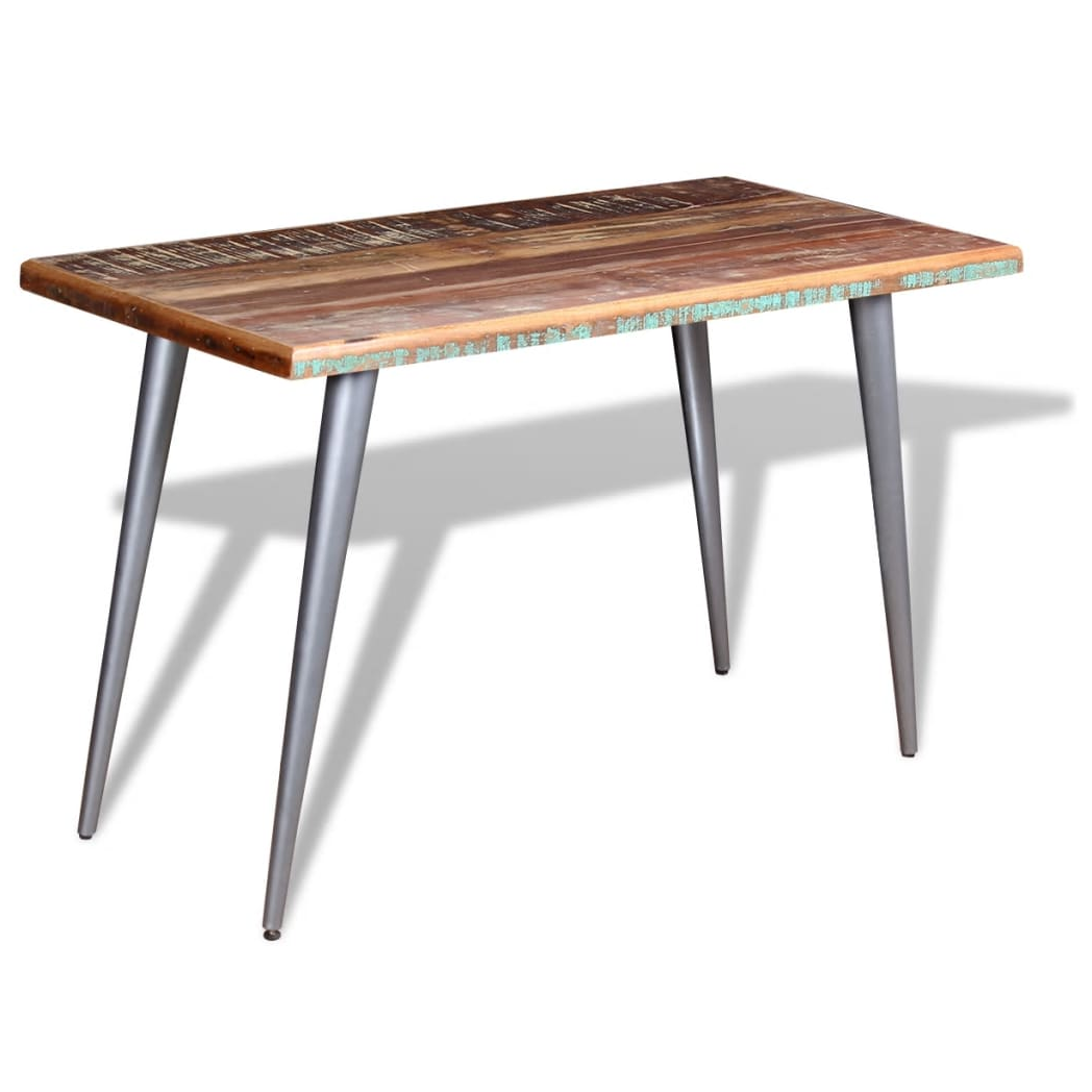 Dining Table Solid Reclaimed Wood 120x60x76 cm