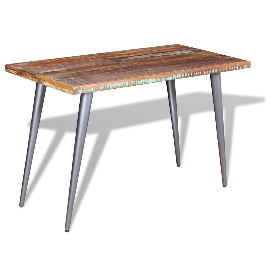 Dining Table Solid Reclaimed Wood 120x60x76 cm