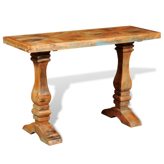 Console Table Solid Reclaimed Wood