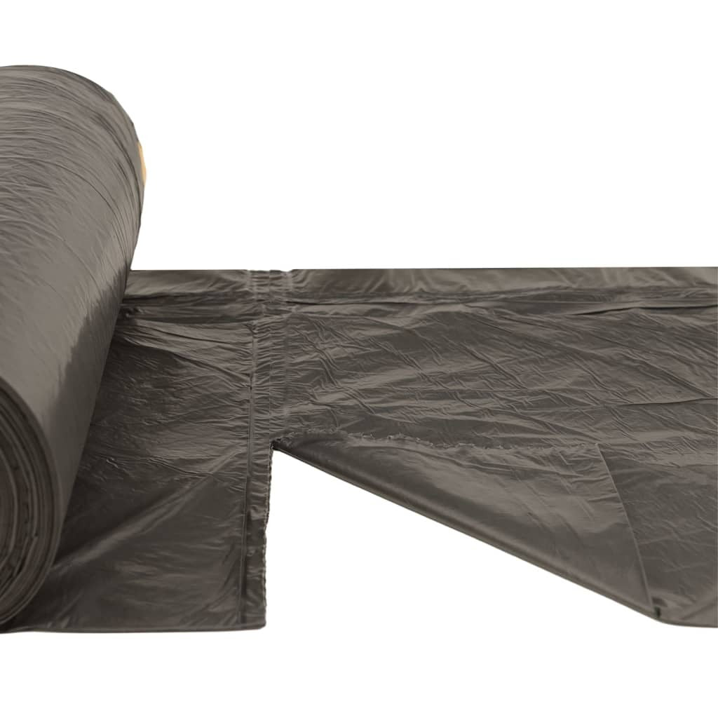 Bin Bags with Drawstrings 250 pcs Black 120 L