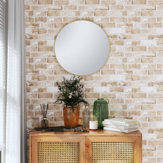 Wallpaper 3D Brick Pattern Brown 10x0.53 m Non-woven