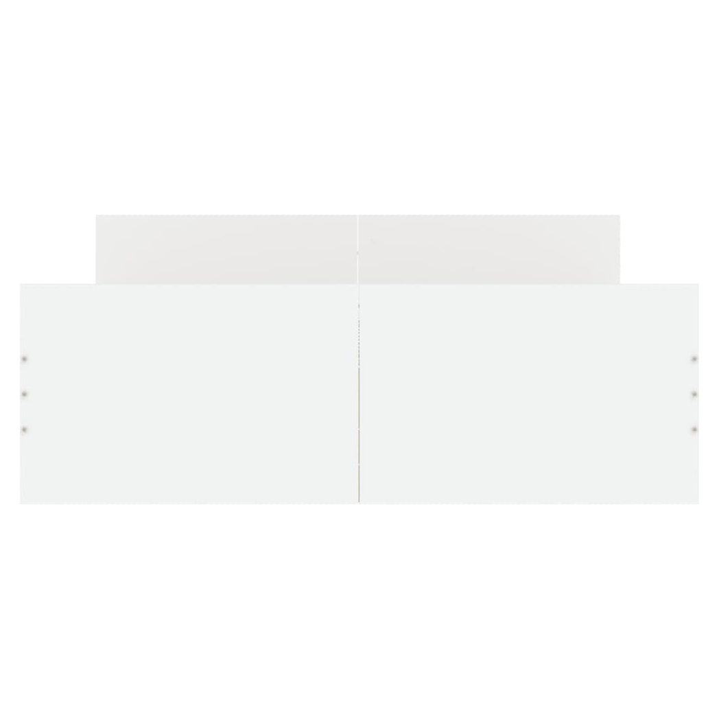 Bed Frame with Headboard and Footboard White 120x190 cm Small Double