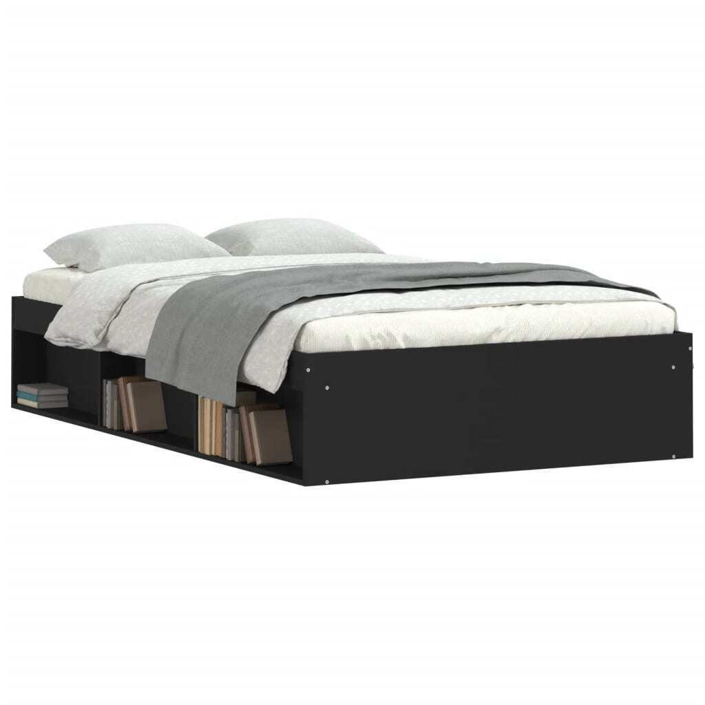 Bed Frame Black 120x200 cm
