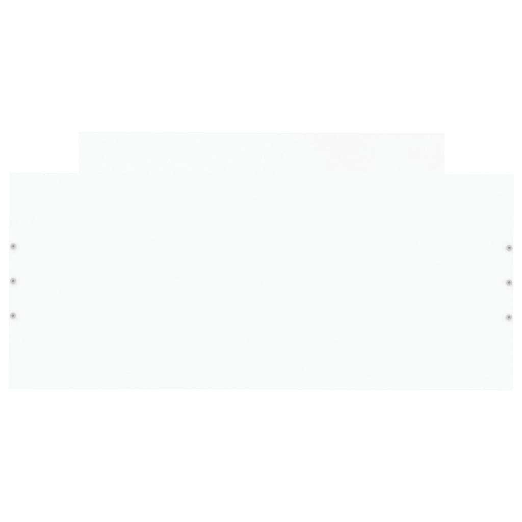 Bed Frame White 90x190 cm Single Engineered Wood