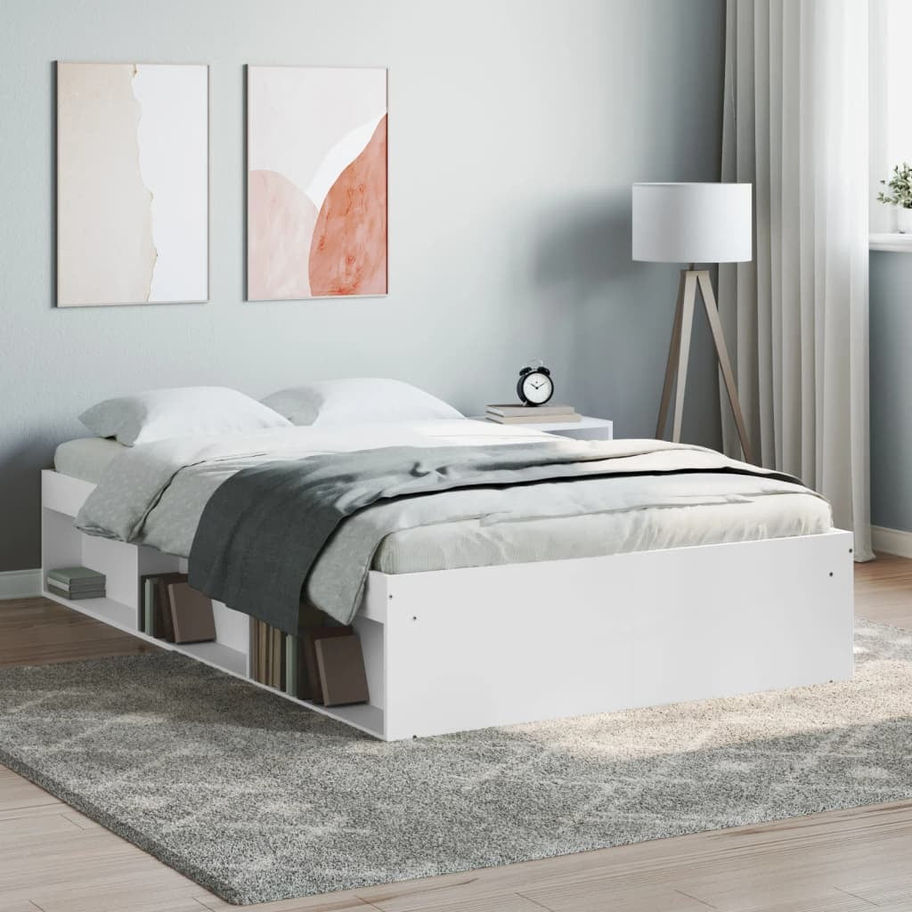 Bed Frame White 120x200 cm
