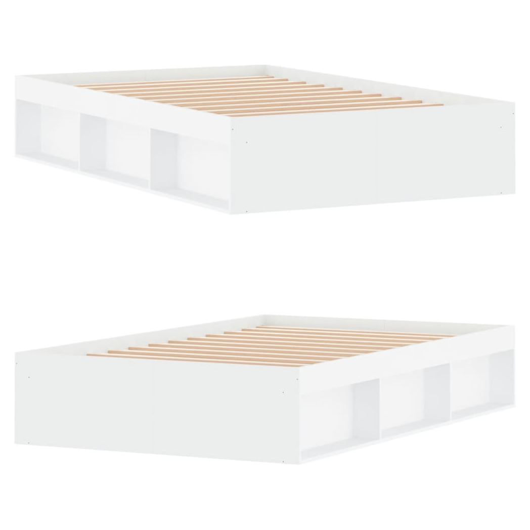 Bed Frame White 120x200 cm