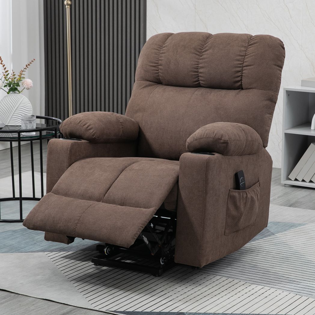 SvvalkaHeavy Duty Riser and Recliner Chair Lift Chair for the Elderly, Brown
