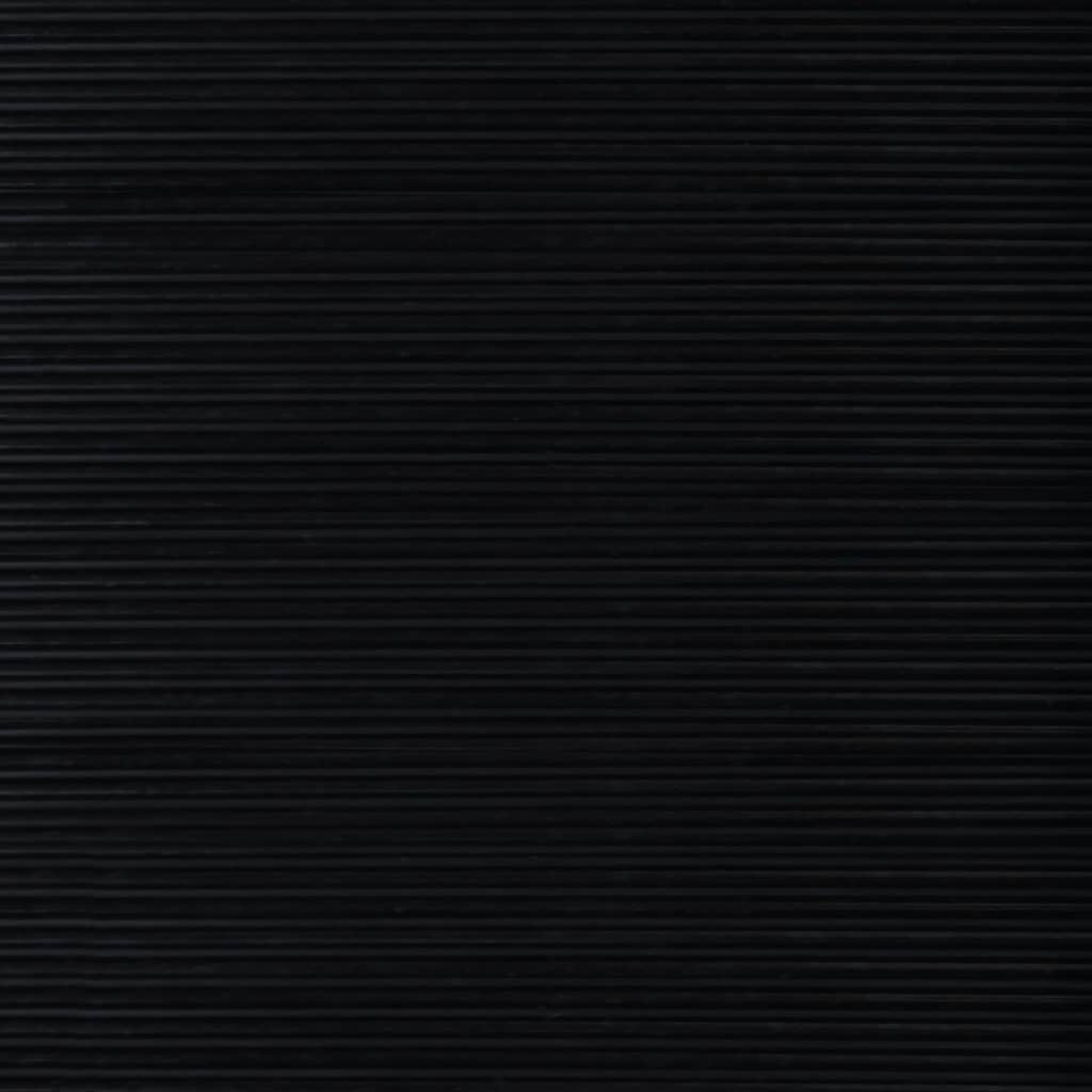 Rubber Floor Mat Anti-Slip 2 x 1 m Fine Ribbed