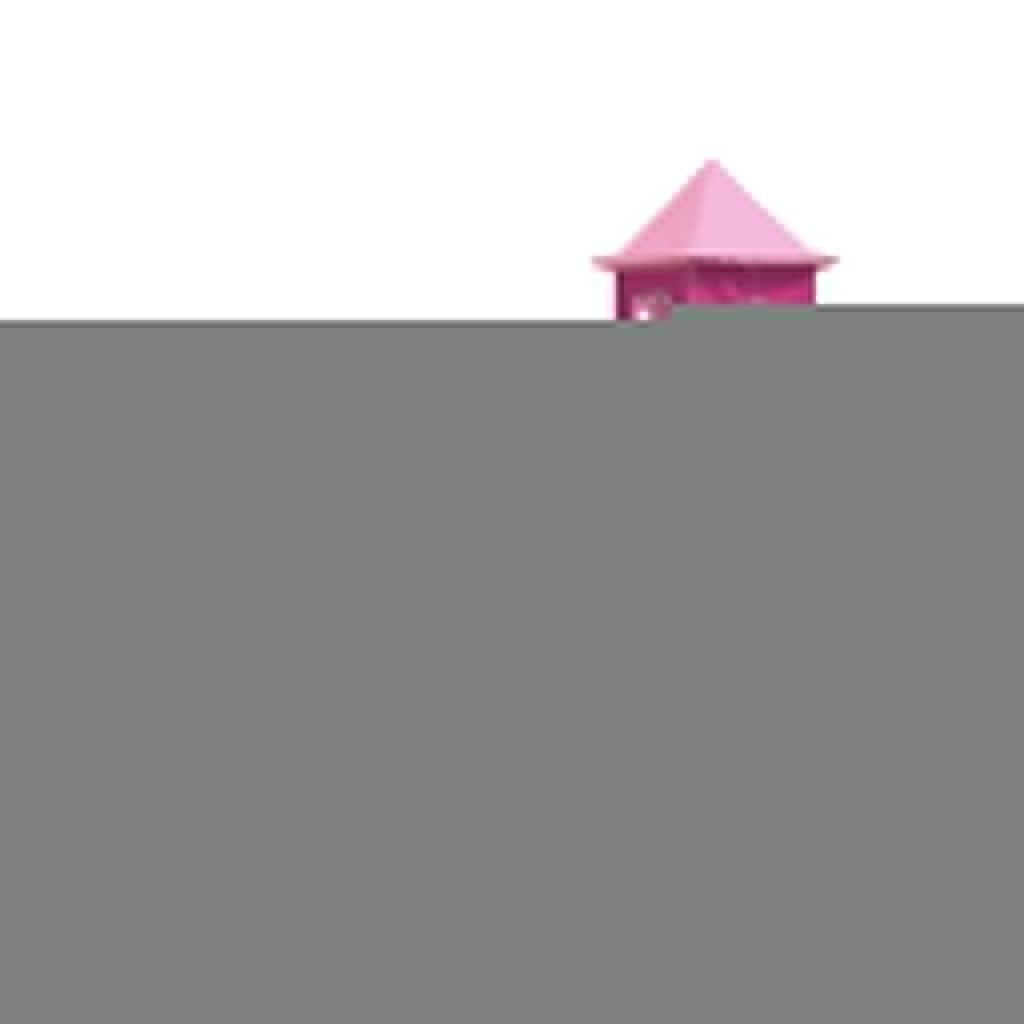 Childrens Loft Bed with Tower Pink 80x200 cm Solid Wood Pine