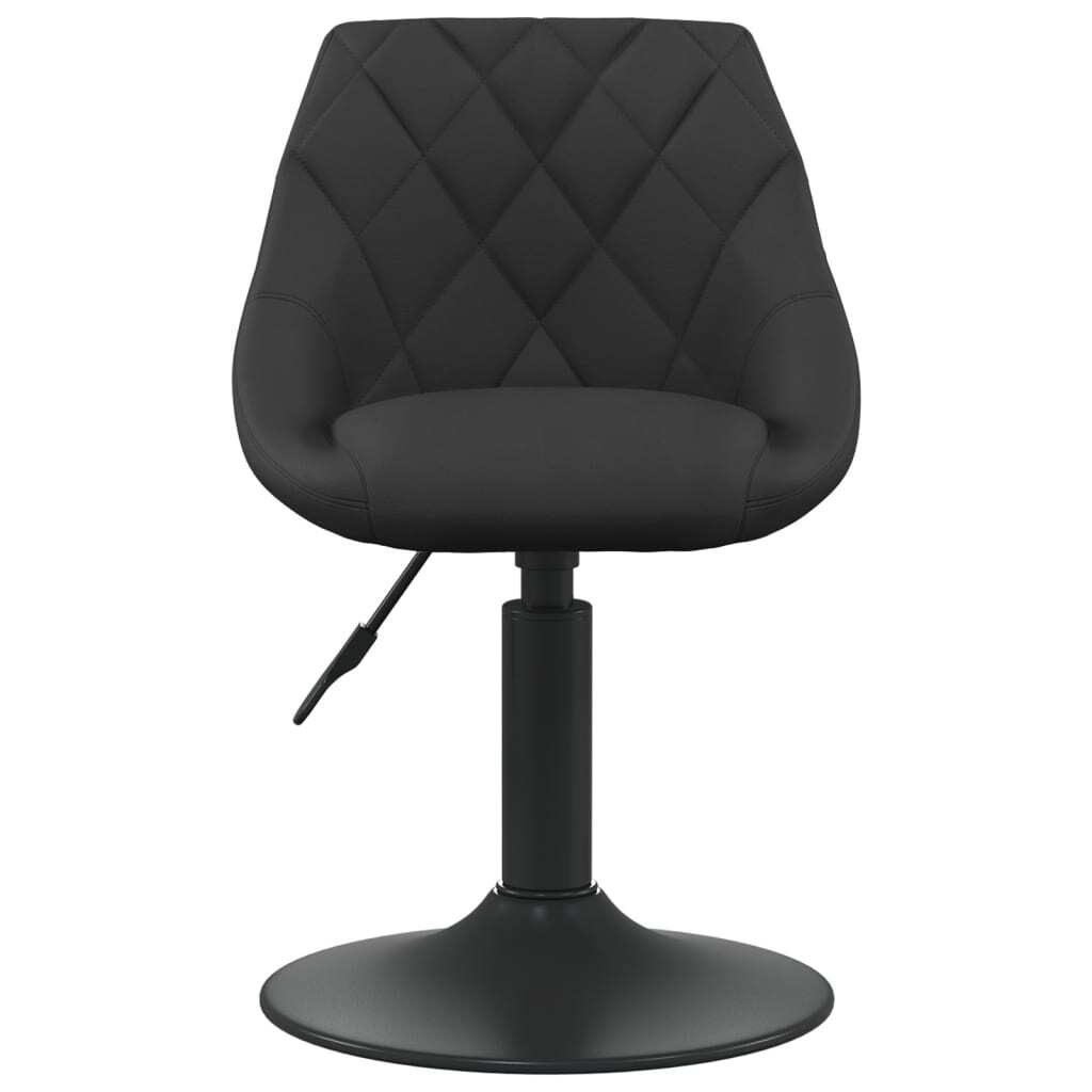Swivel Dining Chairs 2 pcs Dark Grey Velvet