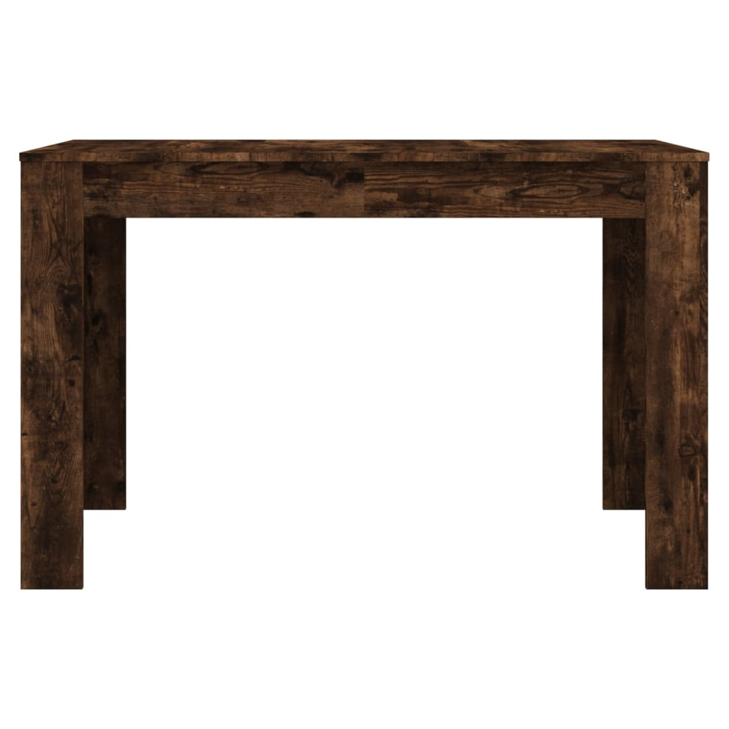 Dining Table Smoked Oak 120x60x76 cm Engineered Wood