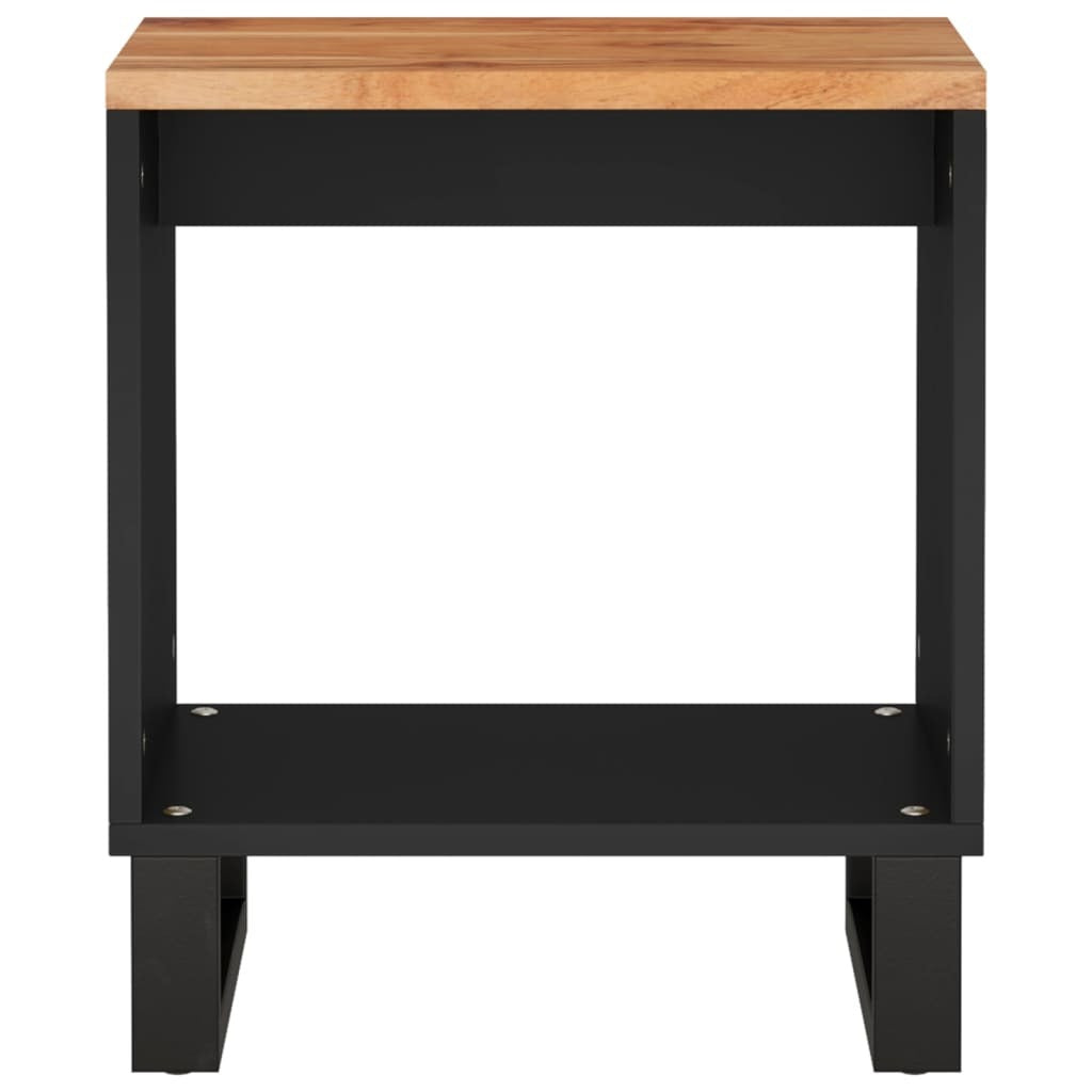 Coffee Table 40x31x46 cm Solid Wood Acacia&Engineered Wood